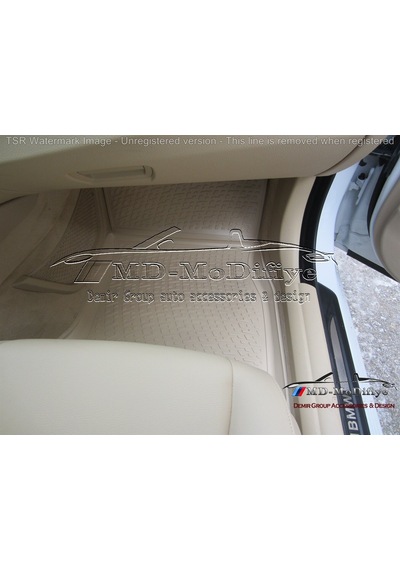 Bmw 5 Serisi F10 Bej Havuzlu 3D Paspas. 2009-2012