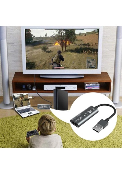 4897 Hdmi Video Capture Ezcap Usb Video Capture Hdmi Kaydedici Yakalama Kartı Siyah