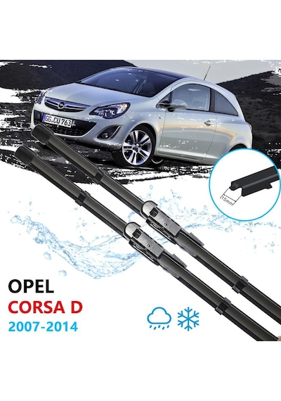 Opel Corsa D Ön Cam Muz Silecek Takımı 2007-2014