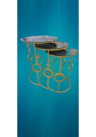Zigon Zlf Hlkalı Siyah Düz Temper Cam Tabla Metal Transmisyon Go