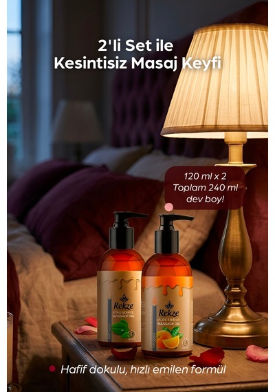 "yenilebilir Portakal Aromalı & Natural Masaj Yağı 120 Ml Doğal Ve Rahatlatıcı Vücut Bakım Yağı" - 300590082