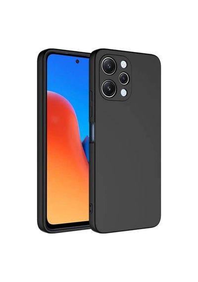 Xiaomi Redmi 12 İle Uyumlu Kılıf Içi Kadife Lansman Tasarım Telefon Kılıfı Kapak Siyah Resimde Görünen
