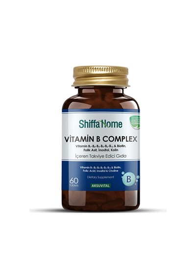 B Complex B Vitamini, Biotin, Folik Asit, İnositol, Kolin - 60 Tablet