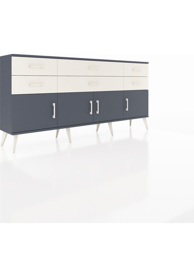 Arges Konsol 2 Raflı 6 Çekmeceli 4 Kapaklı 176x30x83 Antrasit-antrasit/aytaşı Antrasit/aytaşı Arges Konsol 2 Raflı 6 Çekmeceli 4 Kapaklı 176x30x83 Antrasit-antrasit/aytaşı Antrasit/aytaşı