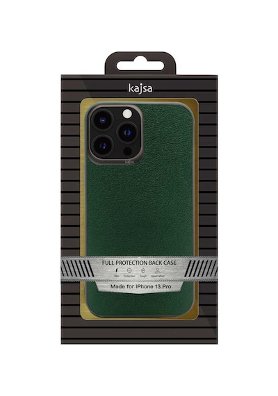 Kajsa Apple Uyumlu iPhone 13 Pro Max Kılıf Kajsa Luxe Collection Hakiki Deri Kapak ZORE-219816