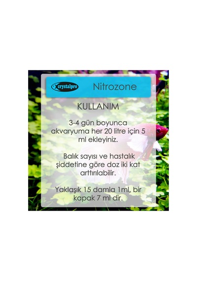 Nitrozone 125ml Akvaryum Mantar Ve Bakteri Hastalığı Tedavisi