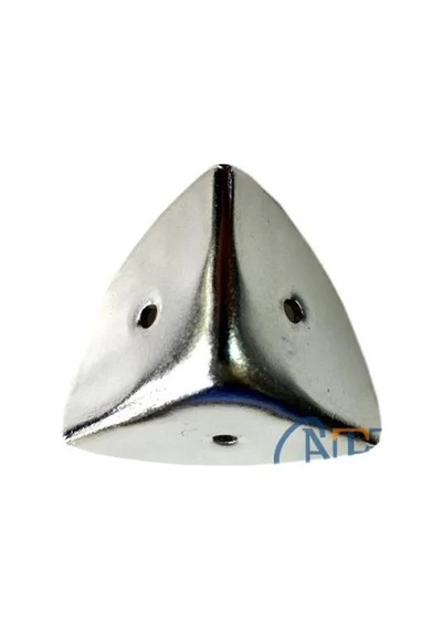 Cntma Dekoratif, Kutu, Sandık Köşesi - 45x28 Mm, Büyük, Nikel, 100 Adet Diğer