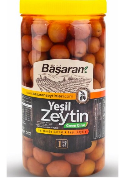 Başaran Alyanak Çizik Yeşil Zeytin 1 KG