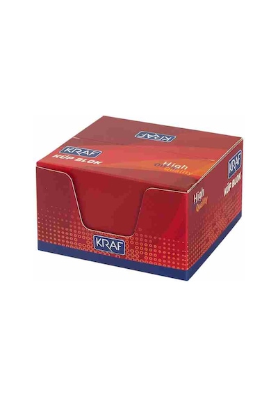 Kraf Beyaz Küp Blok Kağıt 9x9 CM 500 Adet