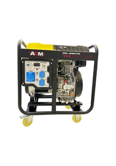 Abm Yh11000ae 11kva 18bg 668cc 7 İle 8sa 139kg Marşlı Monofaze Dizel Jeneratör
