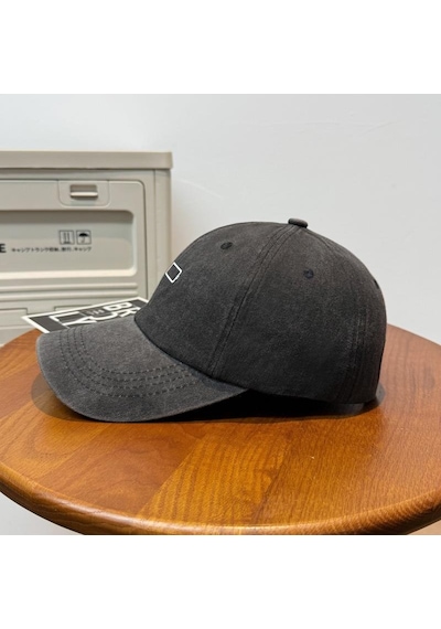 Valkyrie Low Battery Şapka Unisex Vintage Pamuk Ayarlanabilir Baseball Cap Minimal Tasarım Şapka Siyah