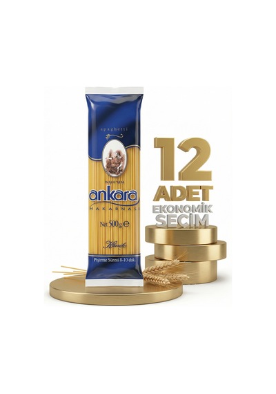 Ankara Spaghetti Makarna 12x500 Gr