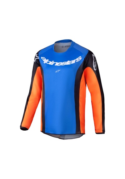 Alpinestars Racer Melt Off-road Genç Motosiklet Jerseyi Oranj Mavi Beyaz