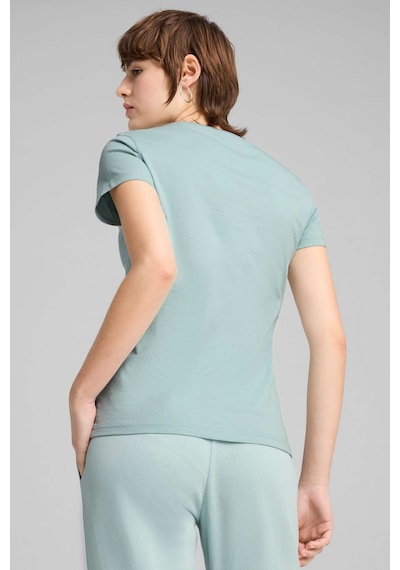 Puma Kadın Ess Elevated Kısa Kol T-shirt - 69089467 Mavi