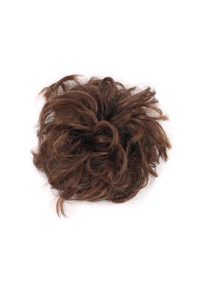Saçlı Lastikli Topuz Toka / Açık Kestane Kahve - Zmff-897399 Çok Renkli