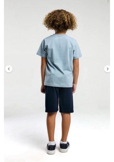 My Kids Wear Aykidsclup U.s. Polo Assn Erkek Çocuk Mavi Bermuda Takım 2025-