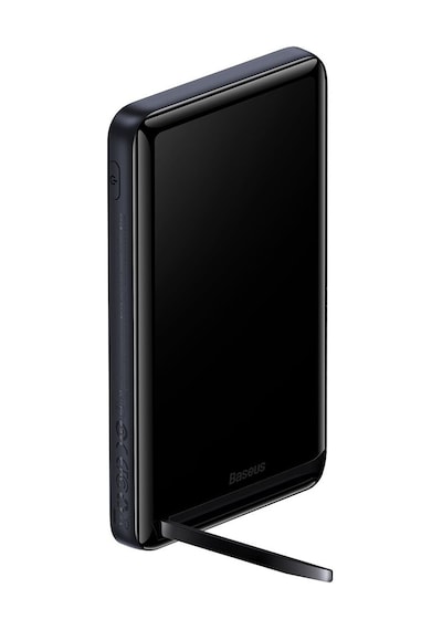Baseus MgSafe Overseas 20W 10.000 mAh Stant Özellikli Kablosuz Şarjlı Powerbank Mavi