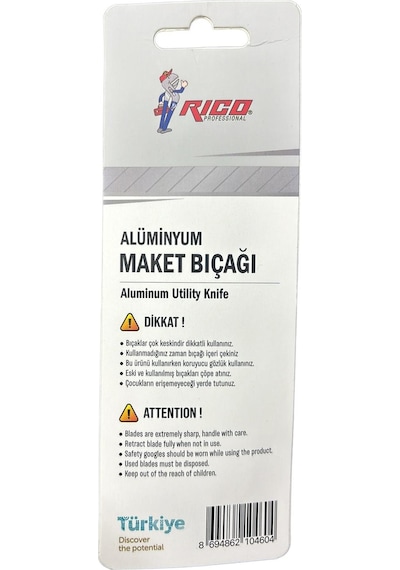 Alüminyum Maket Bıçağı Küçük