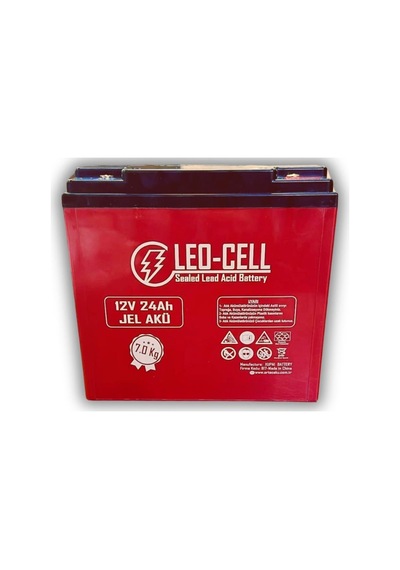 Leo-cell 6'lı 12v 24 Ah Japon Teknolojisi 7 Kg Elektrikli Motorsiklet Aküsü 2024 Üretimi