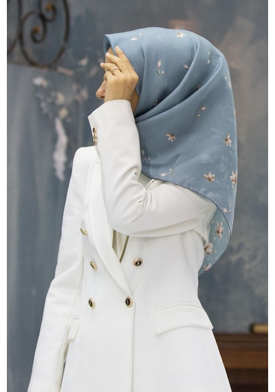 Vissona Twill İpek Eşarp - 51776 - 0039 17424 - 0019-0028