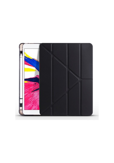 Apple Uyumlu iPad 10.2 2021 (9.Nesil) Kılıf Kalem Bölmeli Smart Cover 550579821