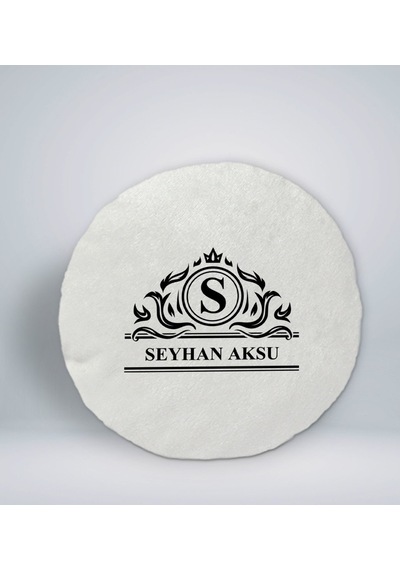 Bk Gift Kişiye Özel İsimli Yuvarlak Araç Koltuk Yastığı-12