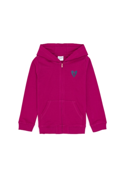 U.S. Polo Assn. Kız Çocuk Fuşya Fermuarlı Basic Sweatshirt 50296390-VR023 U.S. Polo Assn. Kız Çocuk Fuşya Fermuarlı Basic Sweatshirt 50296390-VR023