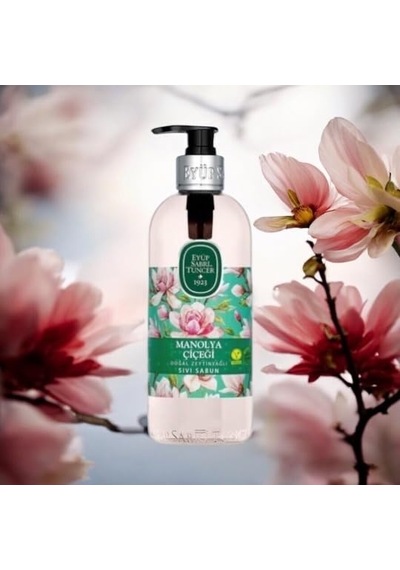 Eyüp Sabri Tuncer Doğal Zeytinyağlı Sıvı Sabun Manolya Çiçeği 500 Ml Pet Şişe