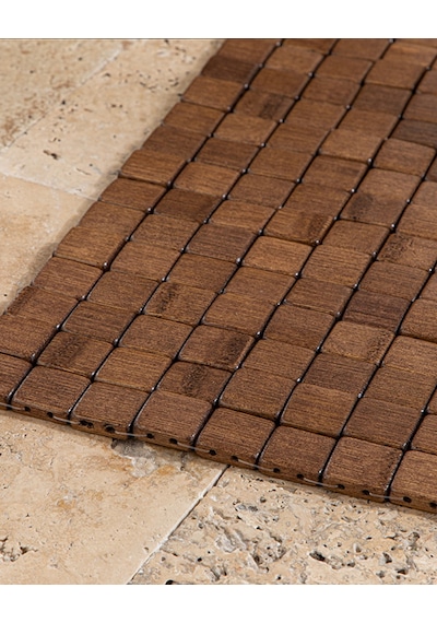 English Home Bamboo Bambu Duş Kaydırmazı Kahve Kahve