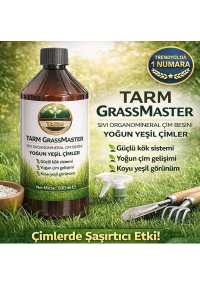 Grassmaster Sıvı Organomineral Çim Besini 500 Ml 500 CC