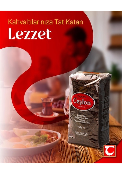 Tanay Ceylon İthal Yaprak Seylan Çayı 750 G