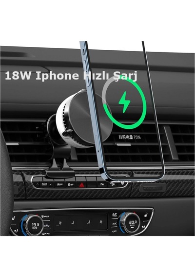 Memo Gw03 Magsafe Araç Tutucu Çok Renkli