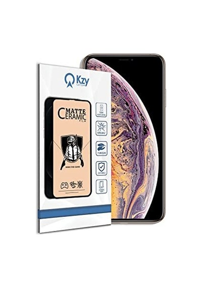 İletişim Apple iPhone Xs İle Uyumlu Tam Kaplayan Mat Seramik Nano Esnek Ekran Koruyucu Sku: Zeusb0b677ywkl