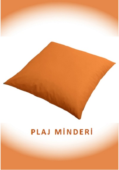 Dekosoy Plaj Minderi 100cmx100cm Turuncu