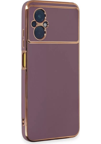 Xiaomi Poco M5 Kılıf Volet Silikon - Mor -