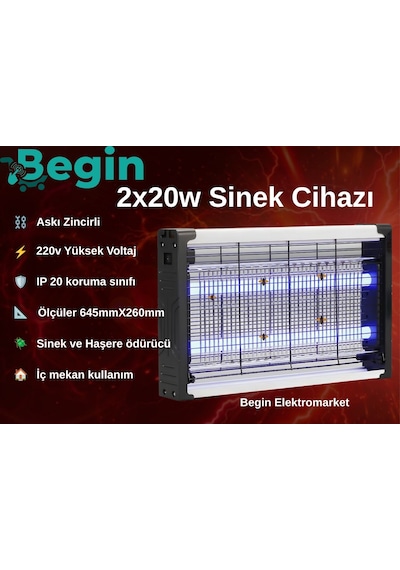 2x20 W Sinek Cihazı 2x20 Watt