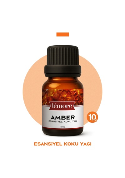 Amber Esansiyel Uçucu Koku Yağı Buhurdanlık Yağı Difüzör Esansı Küre 10ml Amber