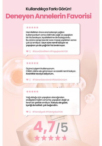 Hamileler İçin Bitkisel İçerikli Nemlendirici Masaj Yağı Atopalm Maternity Care Massage Oil
