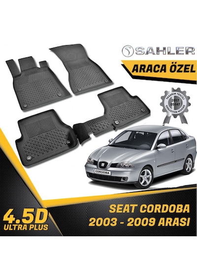 Seat Cordoba Havuzlu Paspas 4.5D Sahler 2003-2009