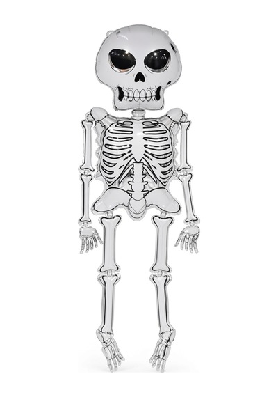 Halloween Folyo Balon İskelet 158x86 Cm Cadılar Bayramı Parti Süsü Büyük Boy Dekorasyon Balonu Çok Renkli