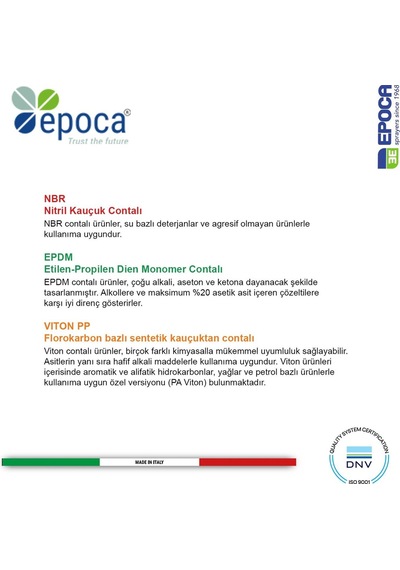 Epoca Alfa Tec Nbr Contalı 360 Sıvı Ve Deterjan Püskürtme Pompası 2lt.