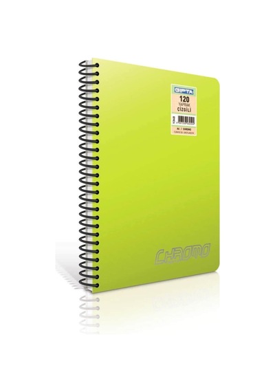 26531 Defter A4 Chromo Spiralli Pp 160 Yaprak Çizgili 1343 1966