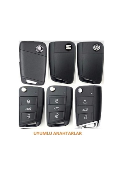 Seat Leon Ibiza Arona Ateca Uyumlu Fiber Karbon Anahtar Etiketi A