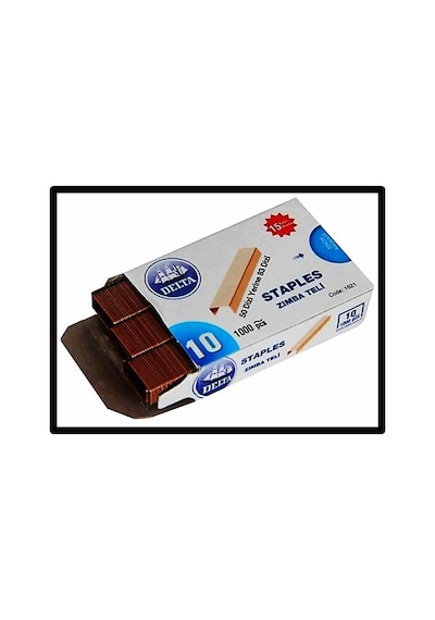 Delta Zımba Teli No:10 Bakır - 10 Paket
