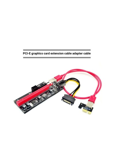 Pcı E 1X To 16X Usb 3.0 Riser Ekran Kartı Bitcoin 009S 9. Nesil