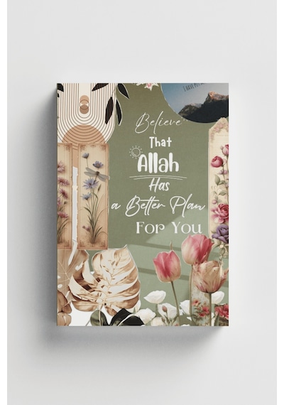 Kolaj Serisi 7 - Allah'ın Planı İslami Defter Ayet-hadisli Çok Renkli