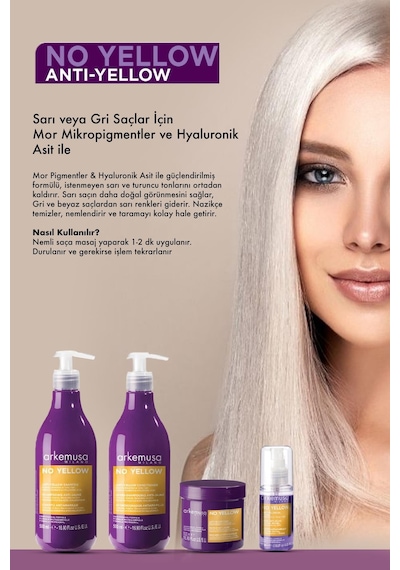 yellow Shampoo 500ml Boyalı