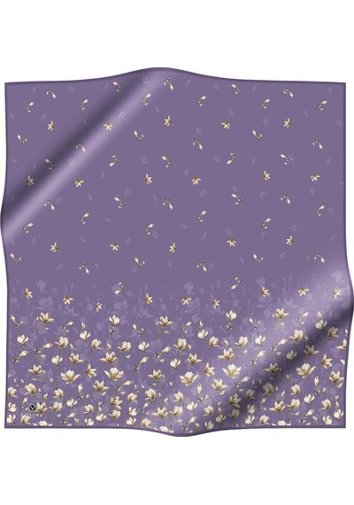 Vissona Twill İpek Eşarp - 51776 - 0022 Mor