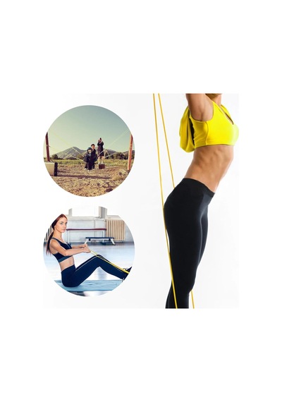 Direnç Bandı, Training Band, Sarı, 3-7 Kg Bx40 Acı Kahverengi
