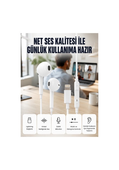 Novento Derin Bas Ve Net Ses Özellikli Kulak İçi Kulaklık Yeni Nesil Diğer